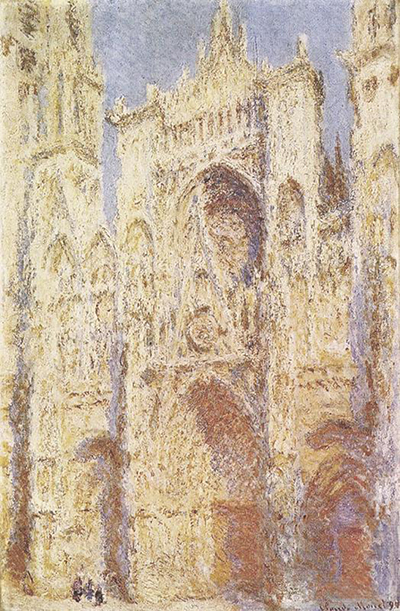 Rouen Cathedral, West Facade, Sunlight Claude Monet